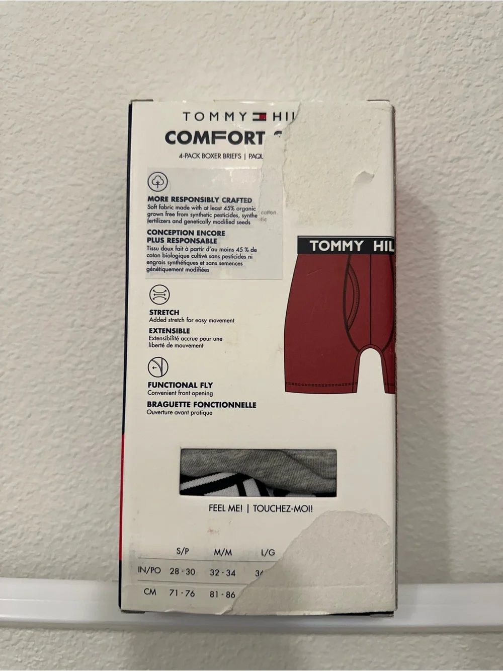 Tommy Hilfiger Red & Black Boxer Briefs - Logo Waistband